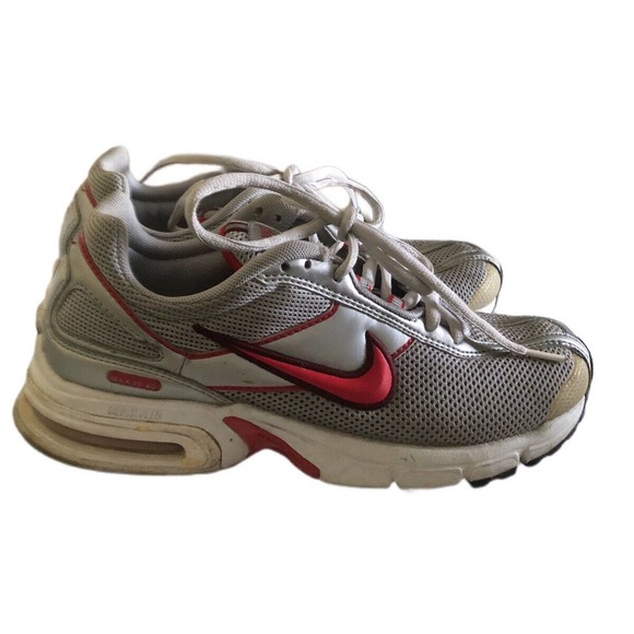 Nike air max 30/40 Women’s Size 7 Running Shoes Gray Red White EUC 313810-062 - Picture 3 of 9